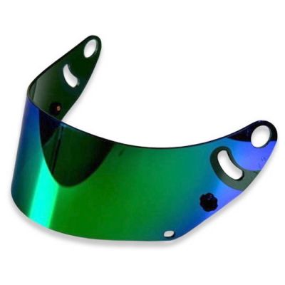 Arai CK-6 2D Tear-Off ready plexisklo zrcadlové green